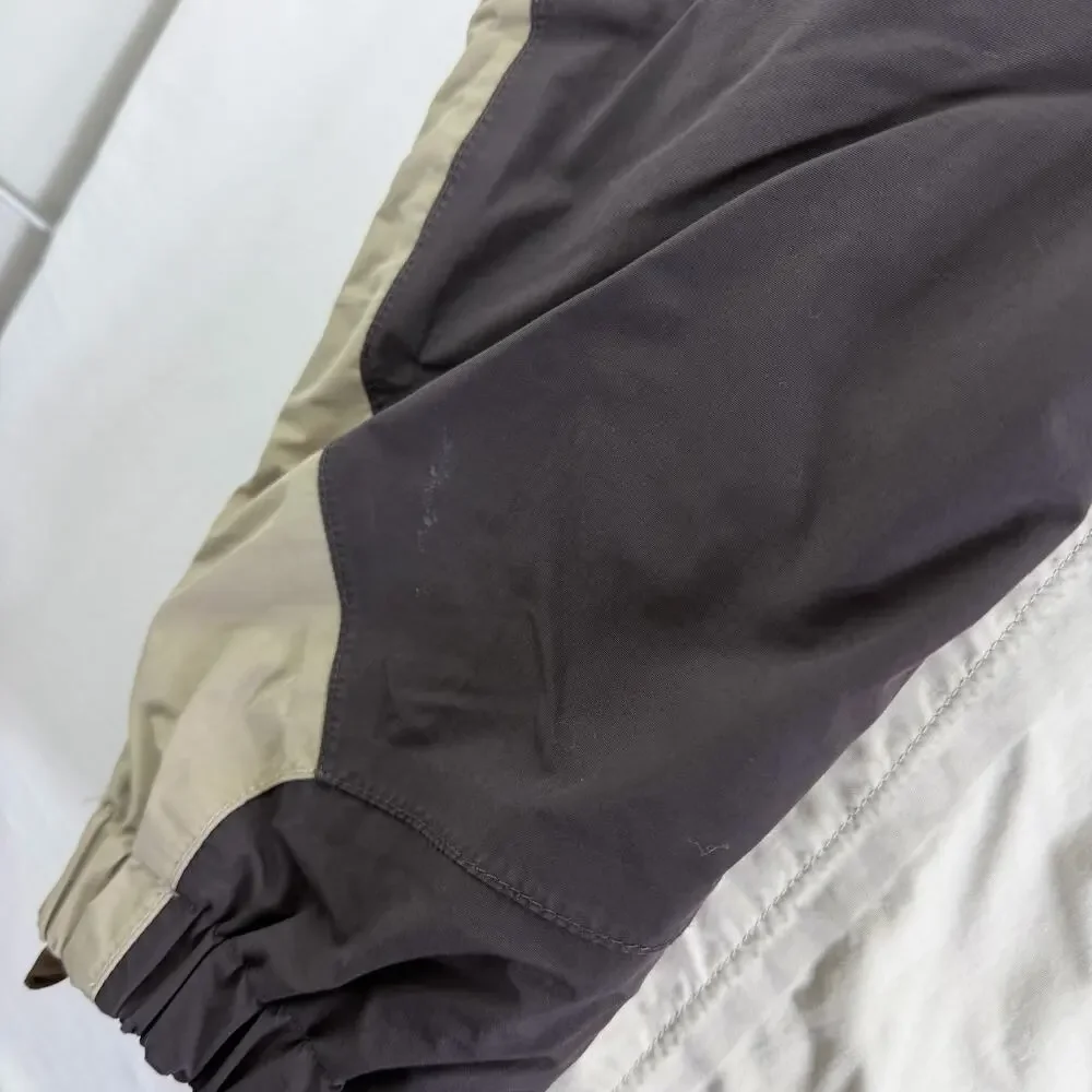 Vintage The North Face HyVent Shell 2 In 1 Men's Large Beige Brown Jacket